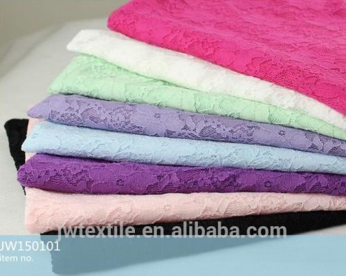 Wedding Dress Flower Warp Nylon Lace Fabric