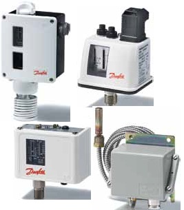 Pressure Switches, Brand Name : Danfoss, Jumo