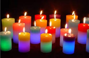 Colourful Candles