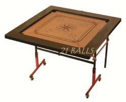 21 BALLS CARROM BOARD (35X35)
