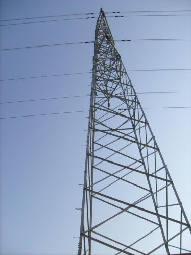 Power Transmission Line Steel Tower, Brand Name : MEGATRO