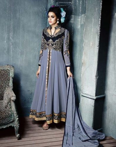Georgette Long Anarkali Suits