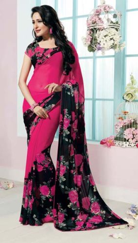 Georgette Printed Sarees