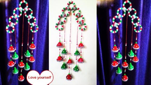 Multishape Decorative Wind Chimes, Color : Multicolor