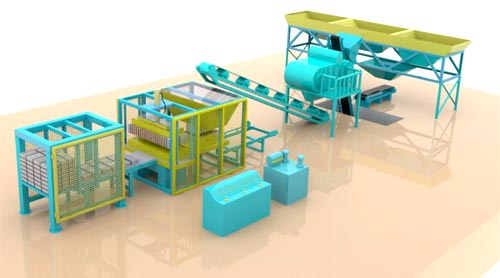 Concrete Block Making Machine
