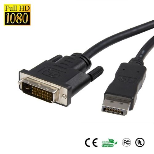 Displayport Cable To DVI Cable, Brand Name : Wires Communications