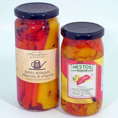 Roasted Red and Yellow Peppers