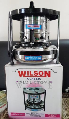 Manual Metal Wilson Classic Wick Stove, For Home, Fuel Type : Kerosene