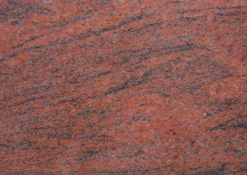 Bush Hammered Red Multi Granite Slab, For Countertop, Flooring, Hardscaping