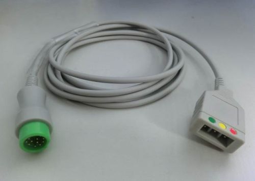 ECG Cable Trunk Lead Wires-12pin 3leads, Brand Name : Mindray