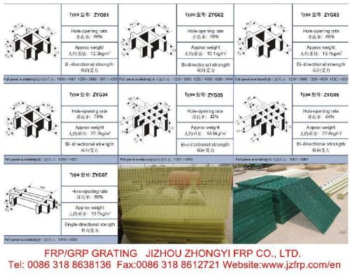 FRP Grating, Brand Name : ZHONGYI