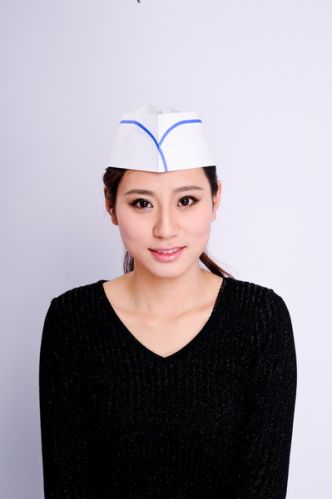 Disposable Forage Hat, Paper Cap, Brand Name : GUOHONG