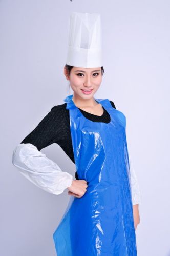 Disposable Plastic Apron, Brand Name : GUOHONG