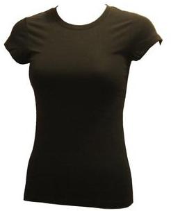 Ladies Plain Half Sleeve T-Shirt