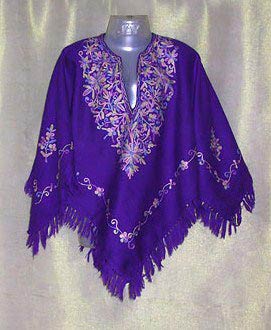 Handmade Embroidered Ponchos