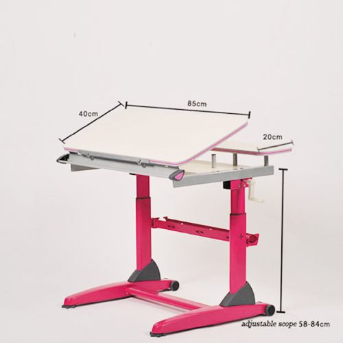 Steel & particle board Height Adjustable Study Table