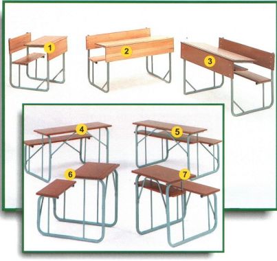 Combination School Desk