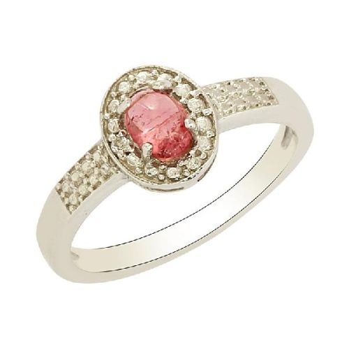 Shiny Multi Tourmaline 925 Silver Ring