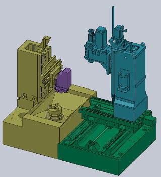 CNC Vertical Lathe, Vertical Machining Center, Combination Machine Tools