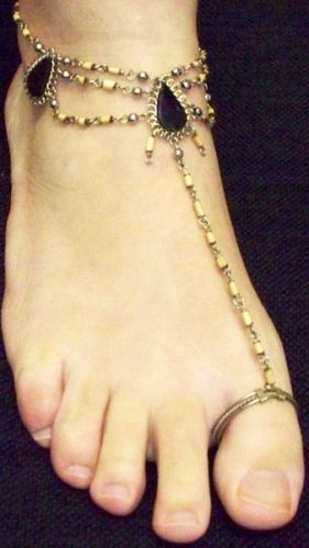 Anklet With Toe Ring