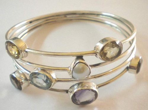 Silver Bangles