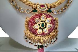 Ruby Studded Jewellery