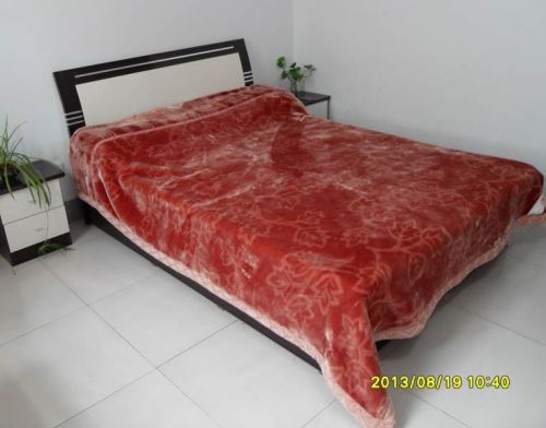 Printed Polyester Supersoft Raschel Blanket, Brand Name : ENJOY