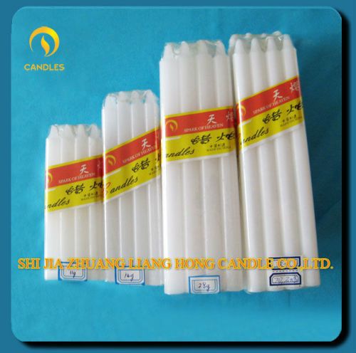Paraffin Wax White Household Candles, Brand Name : Spark of Heaven