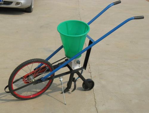 Manpower Push Seed Fertilizer Planter, Brand Name : AIX