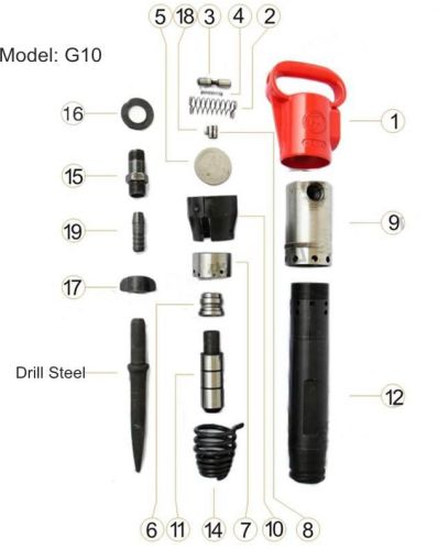 Pneumatic Air Hammer, Brand Name : tianshui