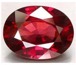 Rose Cut Ruby Gemstone