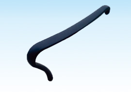 Plastic PU Foam Chair Armrest, Packaging Type : customized