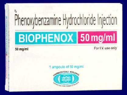 Phenoxybenzamine Hydrochloride Injection