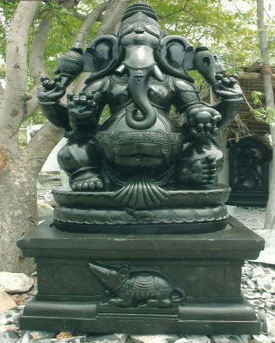 Stone Ganesh Statue