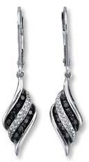 Black Diamond Earrings