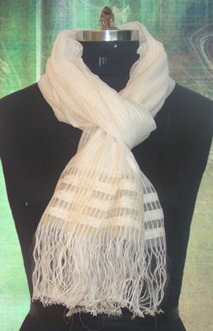 Hand Woven Silk Scarf