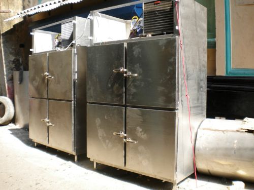 Stainless Steel Four Door Refrigerator