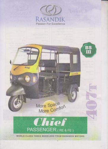 CHIEF Rasandik Auto Three Wheeler Passenger