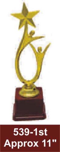 539-1 11 Inches Trophy, Color : Golden