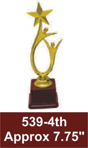 539-4 07-75 Inches Trophy, Color : Golden