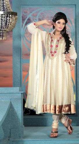 Faux Georgette Anarkali Suit