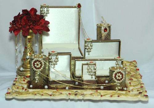 Golden Jewellery Platter