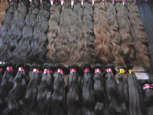 VIRGIN INDIAN JETTY CURL BULK HAIR, Hair Grade : 8A