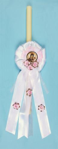 Fancy Baptismal Candle