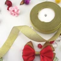 Colorful Polyester Gold Metallic Ribbon