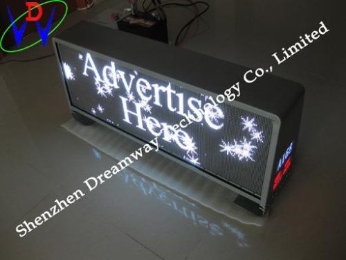Mexico Taxi Topper Advertising LED Display, Brand Name : Dreamway