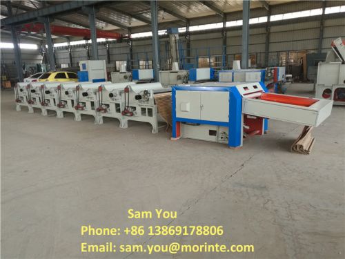 Polyester Yarn Waste Recycling Machine, Packaging Type : White blue