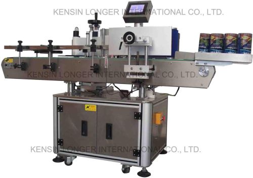 Automatic Vertical Round Bottle Labeling Machine, Brand Name : LONGER