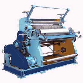 Vertical Type Single Face Paper Corrugating Machine