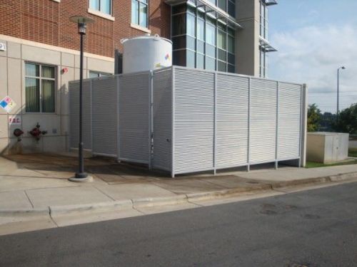 Galvanized Steel Louver Fence